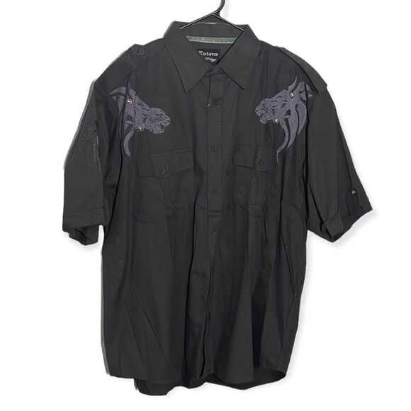 En4orce Embroidered short sleeve shirt - Picture 1 of 8